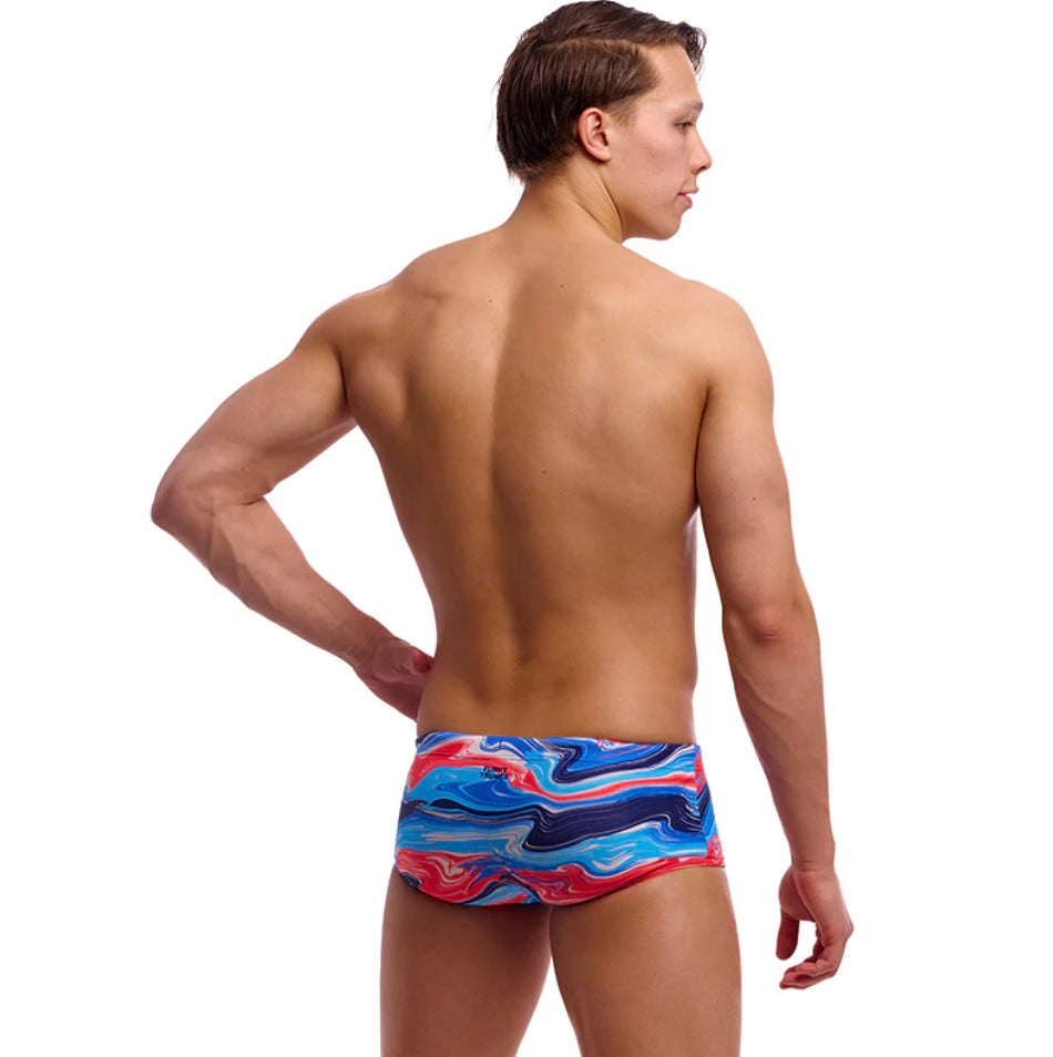 Funky Trunks - Wave Craze - Mens Eco Sidewinder Trunks image 3