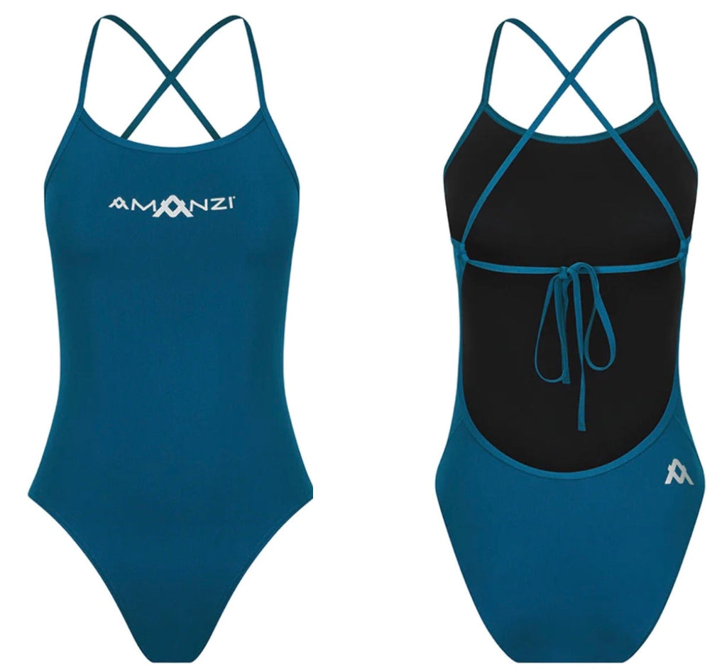 Amanzi - Core Tie Back One piece - Neptune image 0