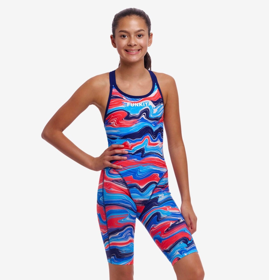 Funkita - Wave Craze  Girls Fast Legs One Piece image 0