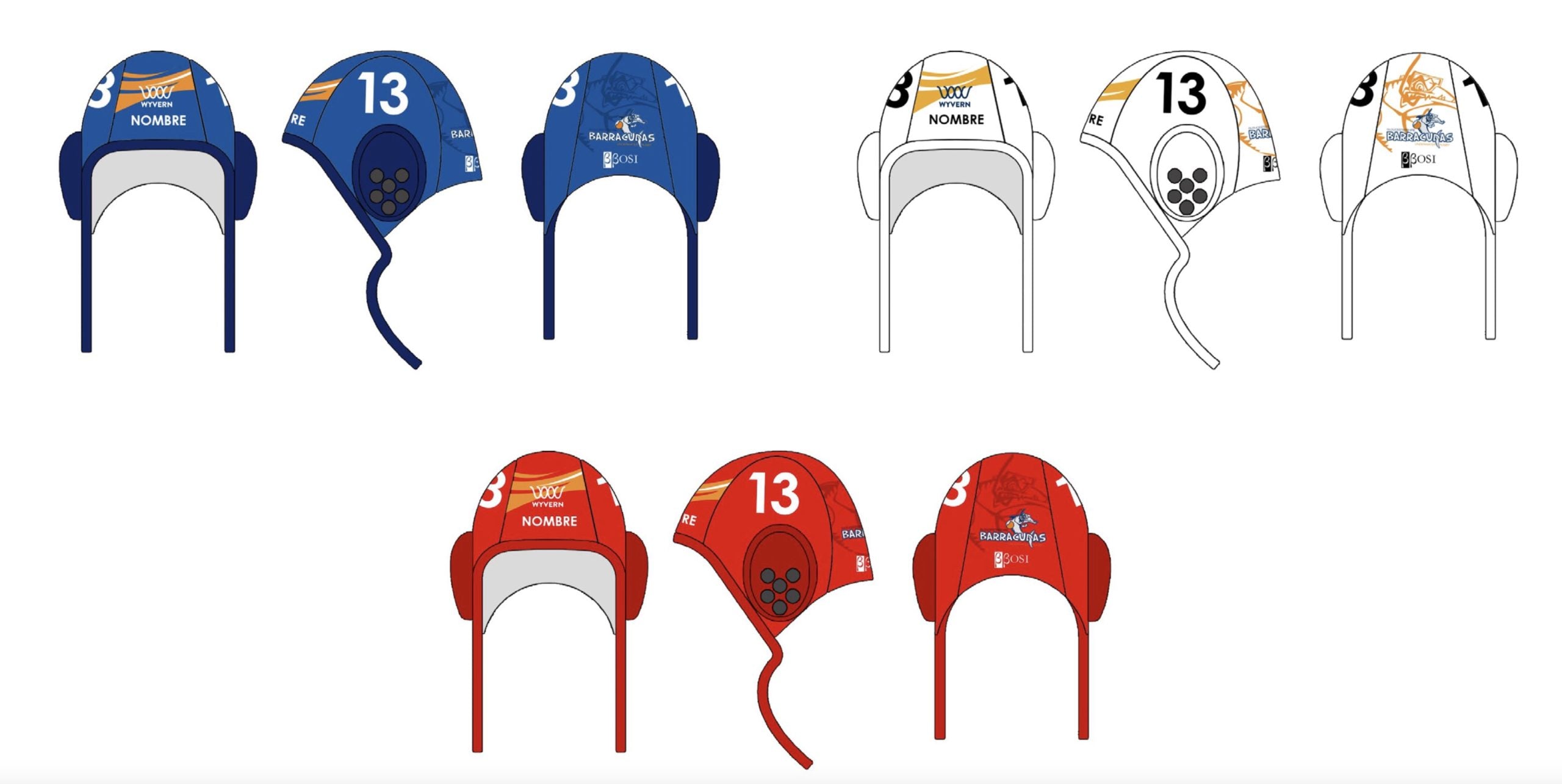 Gloucestershire Barracuda's Water polo Cap image 0