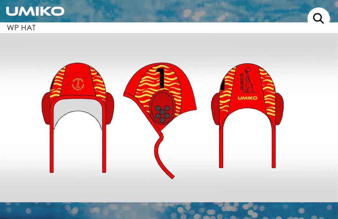 Colchester Water polo – Set of 26 Waterpolo caps image 1