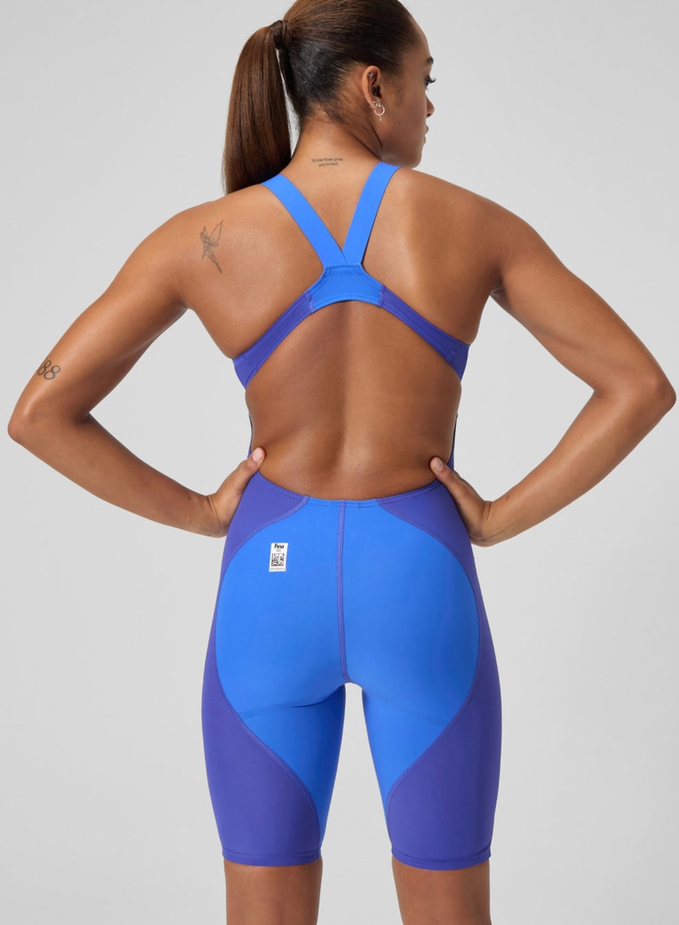 Speedo - Women's Fastskin LZR Ignite Kneeskin - Blue/ Purple image 1