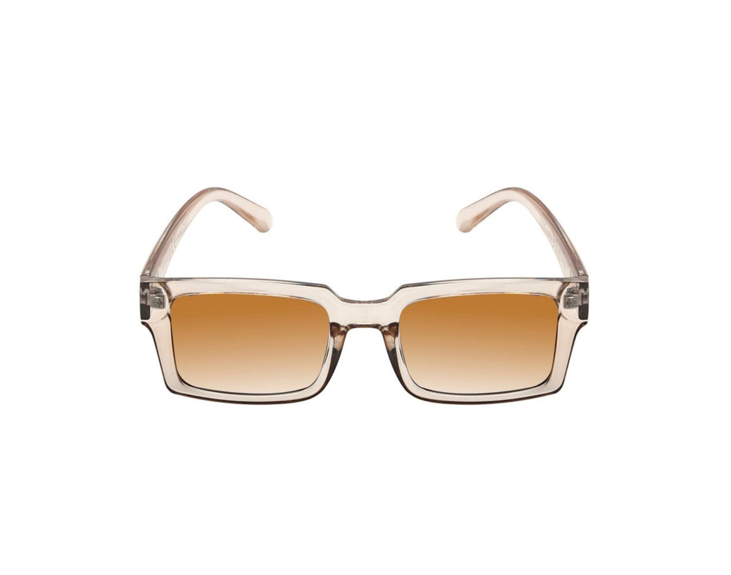 Bads- Sunglasses- Transparent beige  & Brown gradient lens image 2