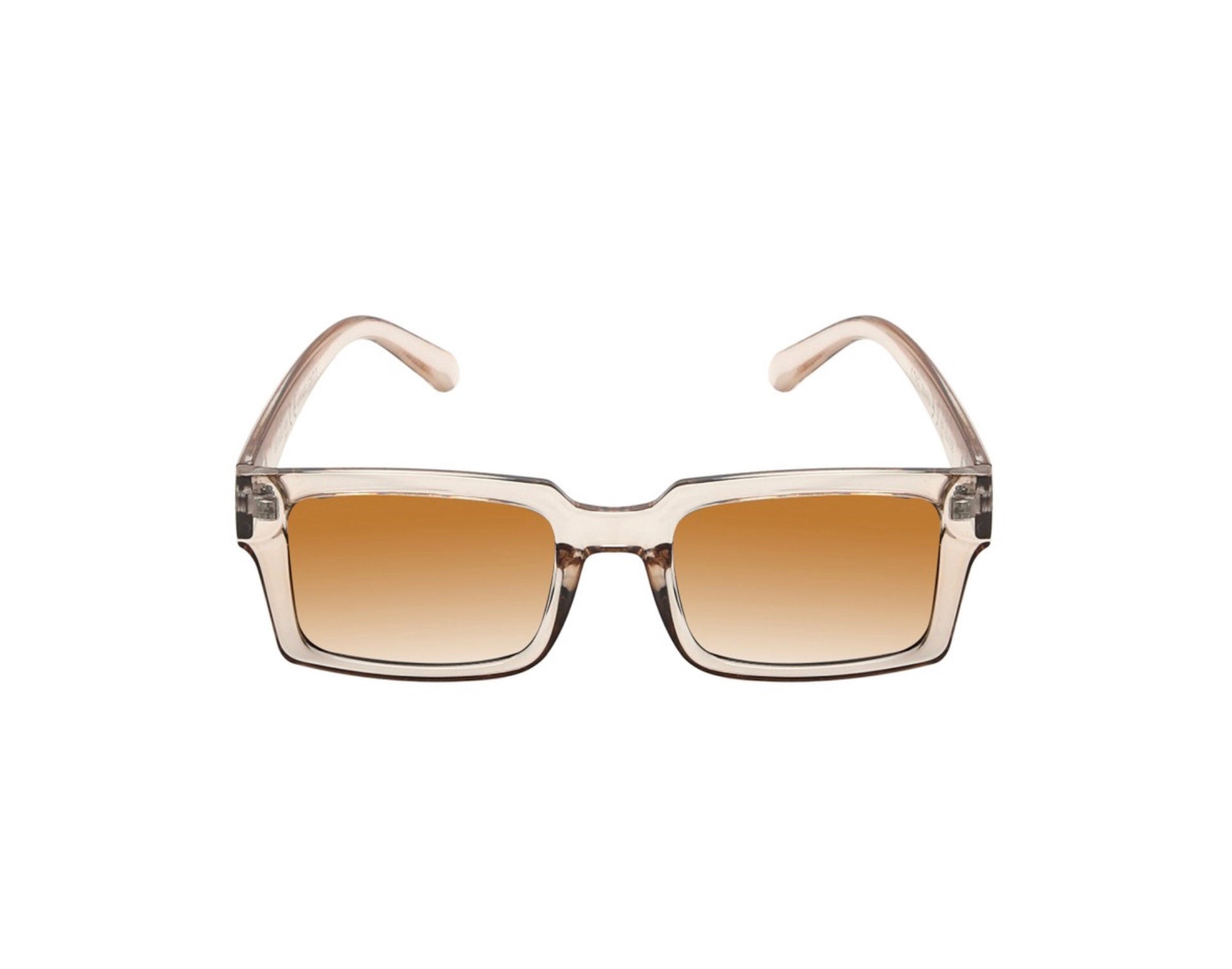 Bads- Sunglasses- Transparent beige  & Brown gradient lens image 2