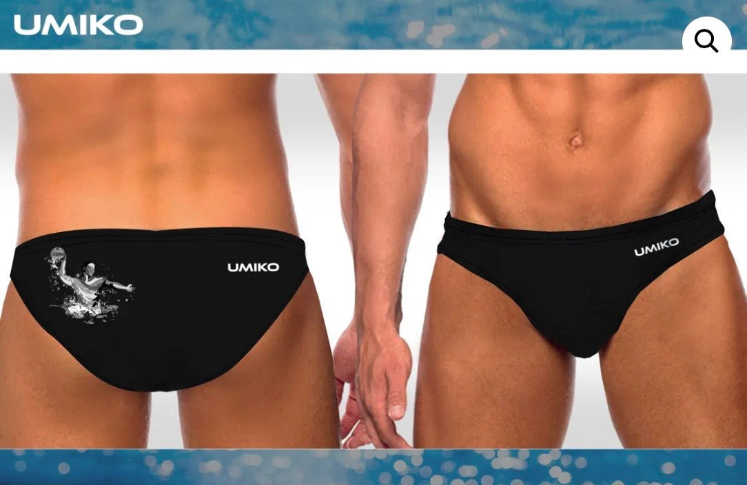 Shooter Black Water polo trunks – Umiko image 0
