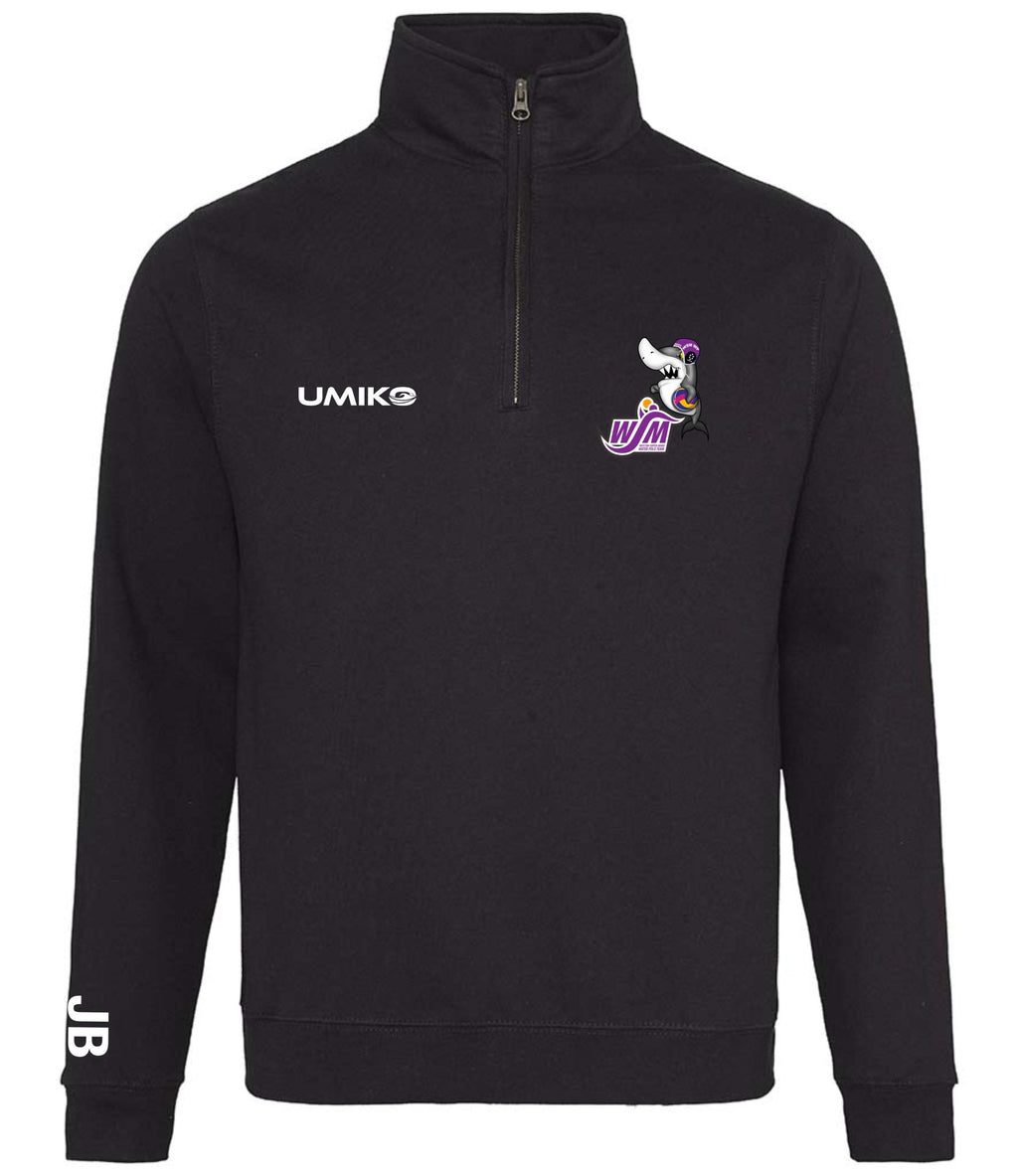 Weston-s-Mare SC – Cotton Zip Neck Sweatshirt. image 1