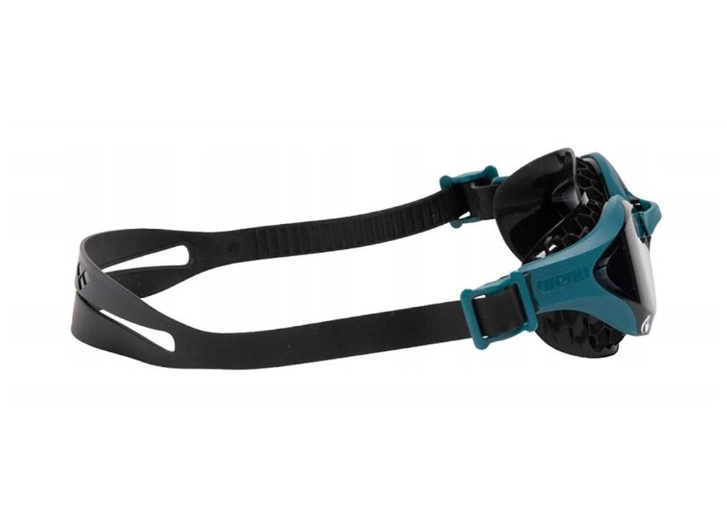 Arena Air Bold Swipe Unisex Swimming Goggles- Smoke Green / Lake Black image 1