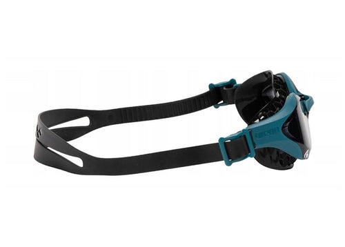 Arena Air Bold Swipe Unisex Swimming Goggles- Smoke Green / Lake Black image 1