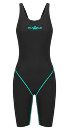 AMANZI Acceler8 RIZE Racing Kneeskin - Jet/Spearmint image 0