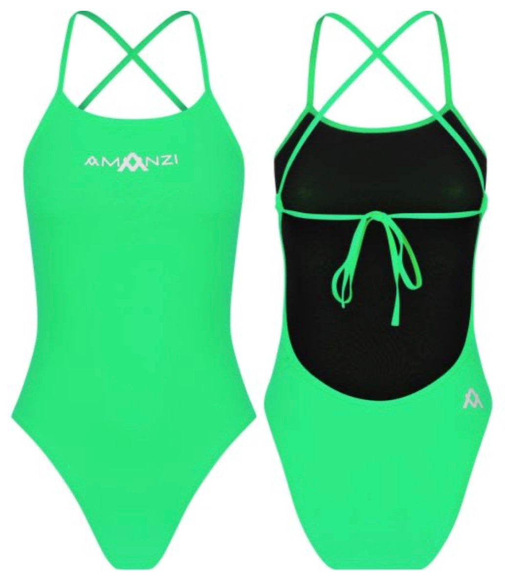 Amanzi - Core Tie Back One piece - Peppermint image 0