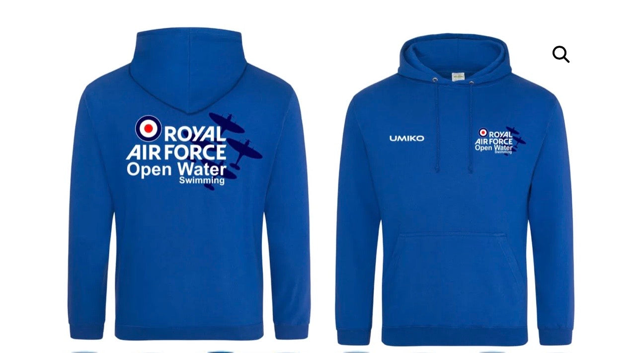 Royal Air Force Swimming Association Cotton Hoodie- Umiko image 2