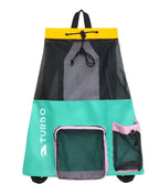 PRO MESH BAG WITH POCKETS (60X50) 28-30 L- Turbo- Green/ Pink image 0