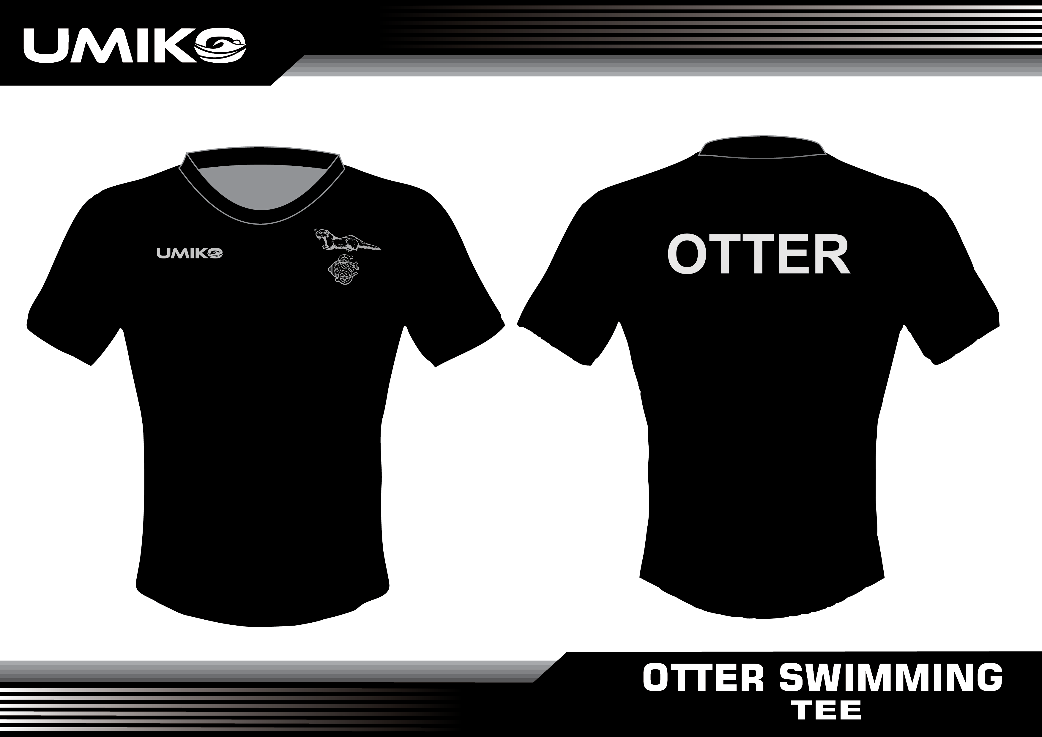 OTTER SWIMMING - Tech T'shirt image 0