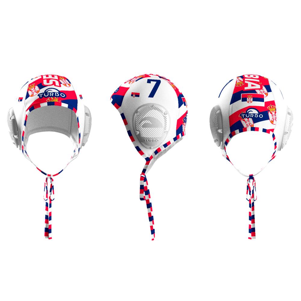 Turbo Water Polo Cap - Serbia