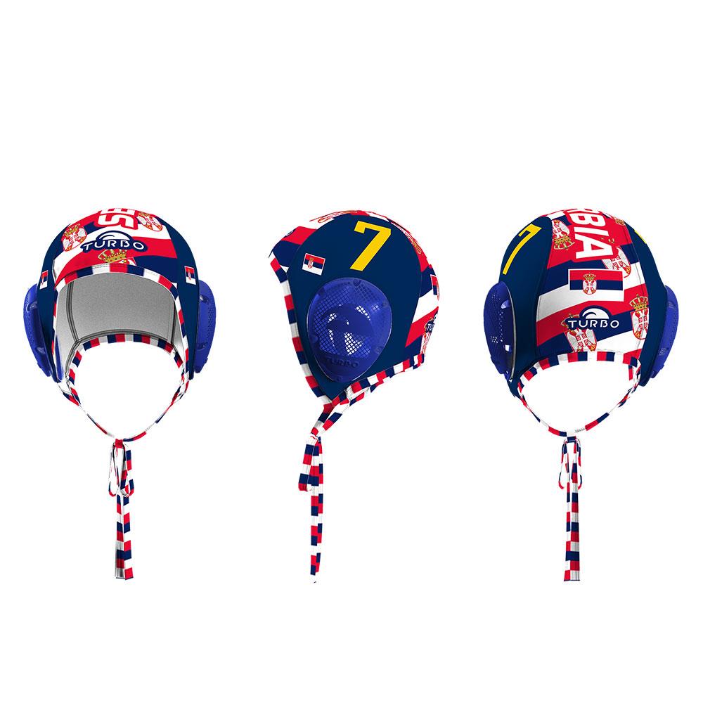 Turbo Water Polo Cap - Serbia