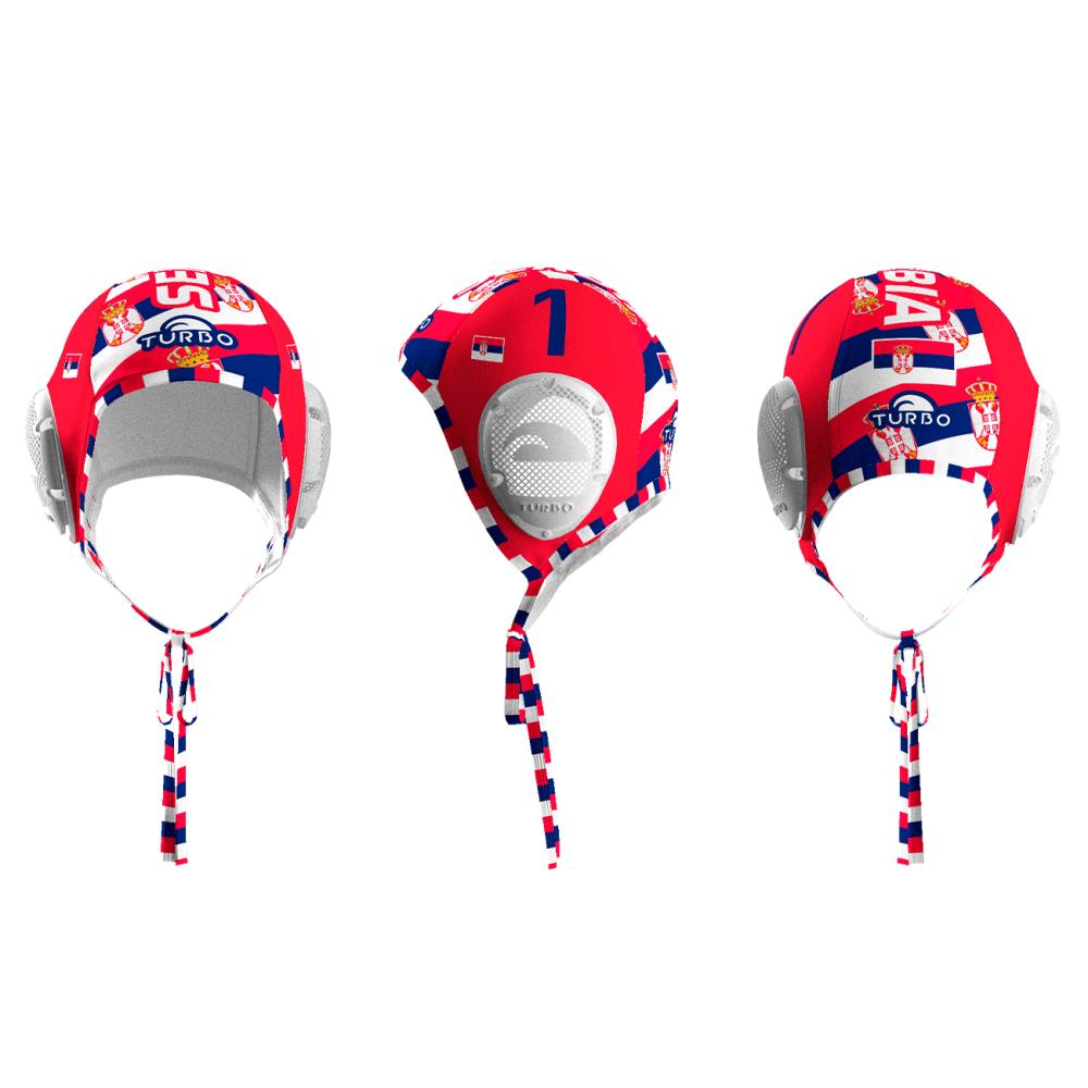 Turbo Water Polo Cap - Serbia
