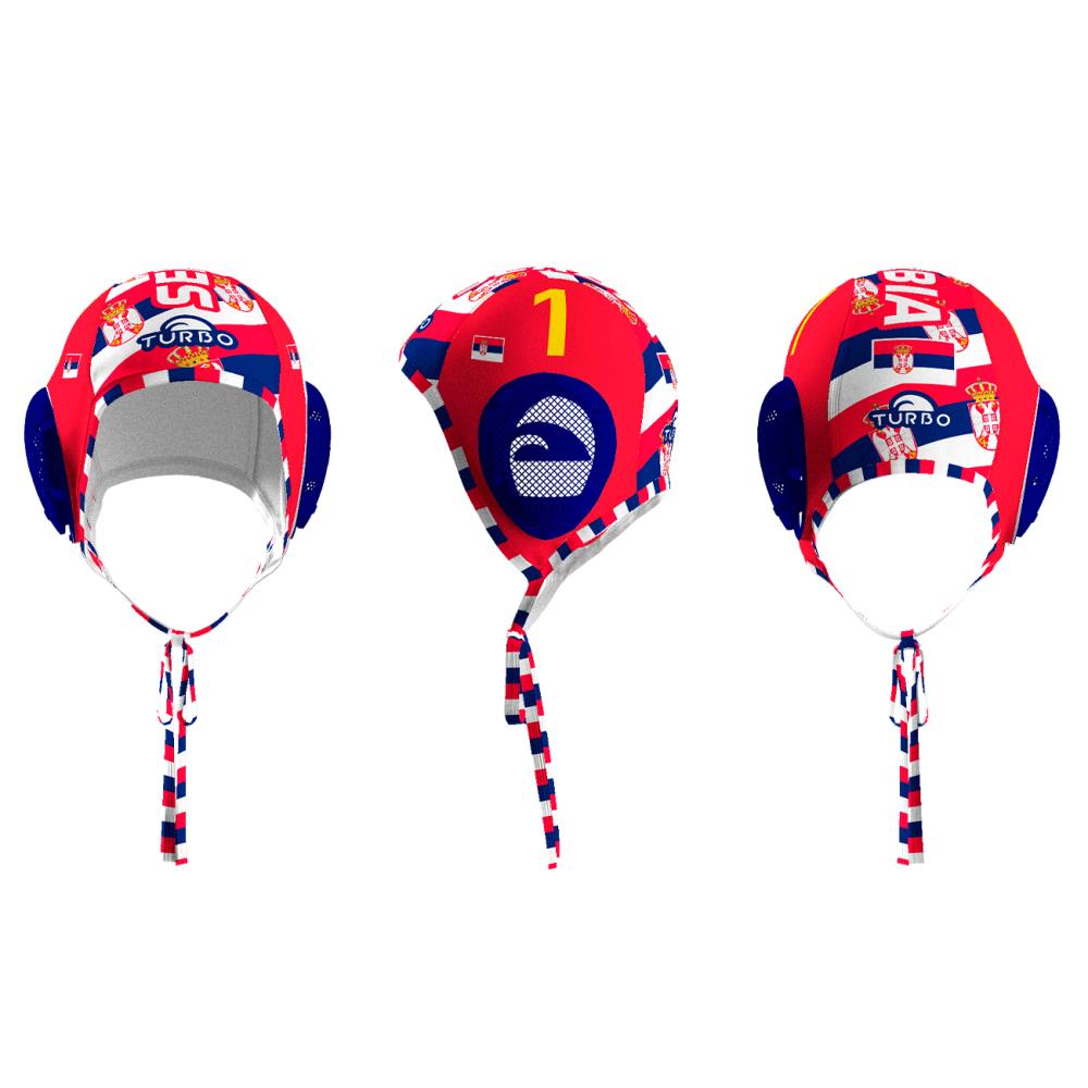 Turbo Water Polo Cap - Serbia