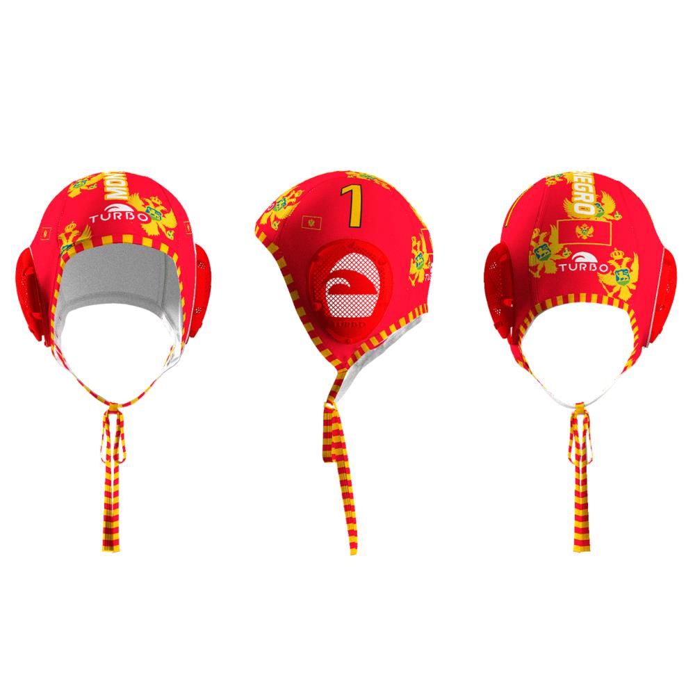 Turbo Water Polo Cap - Montenegro