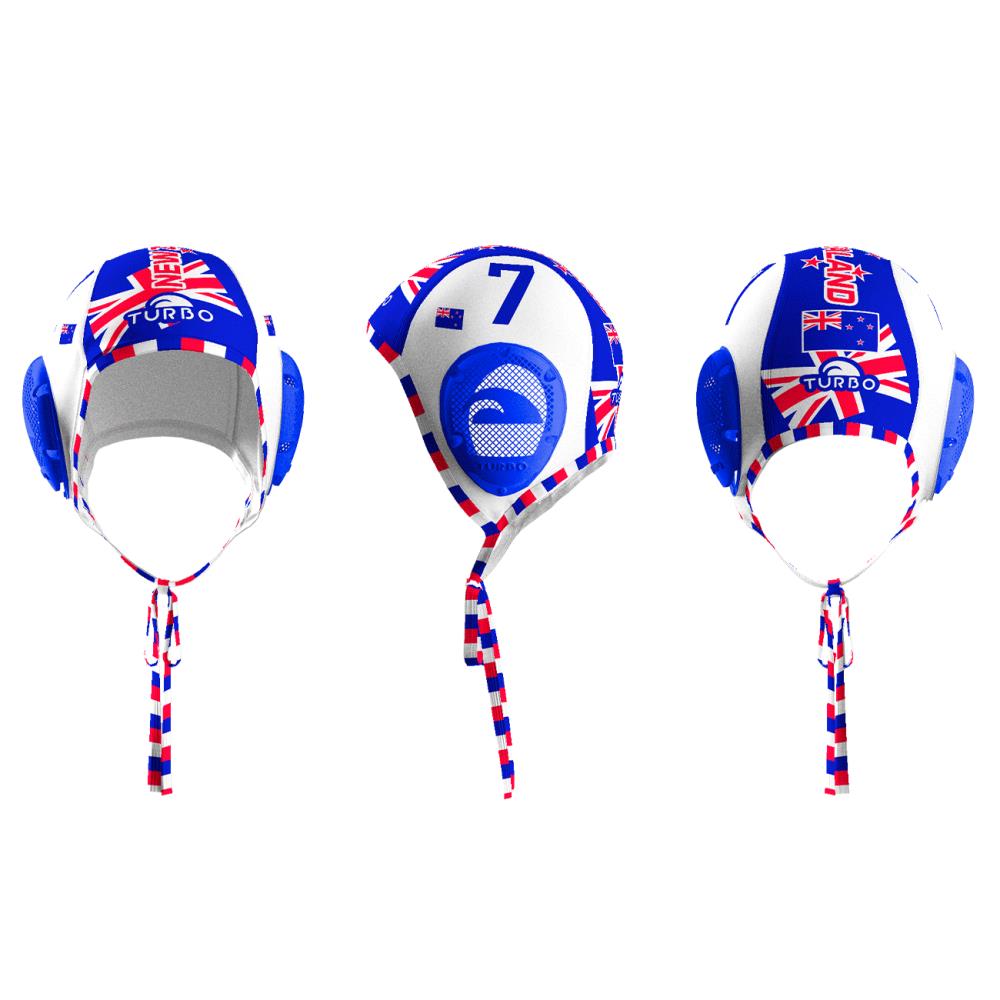 Turbo Water Polo Cap - New Zealand
