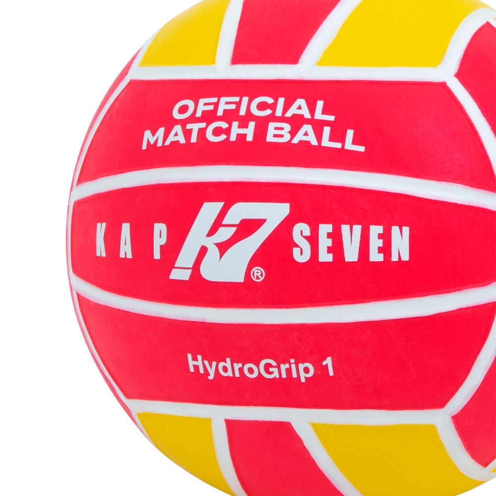 Kap7 - Size 1 Water Polo ball - Yellow/Pink