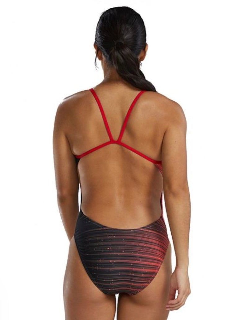 TYR CutoutFit Durafast Elite Speedwarp Swimsuit - Red image 2