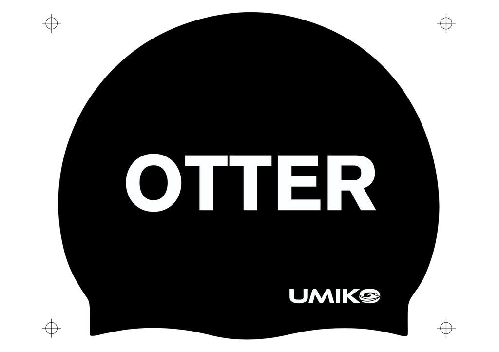 OTTER SWIMMING - Swim Caps image 0