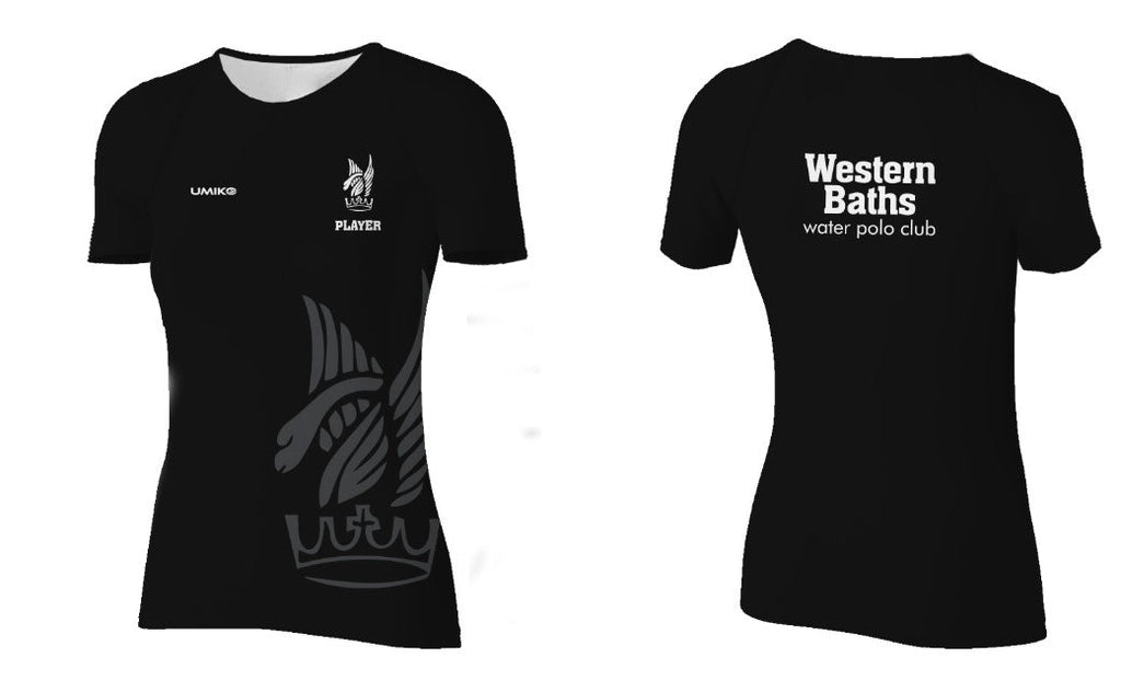 Western Baths Water Polo - Tech T’shirt – Ladies/girls image 0
