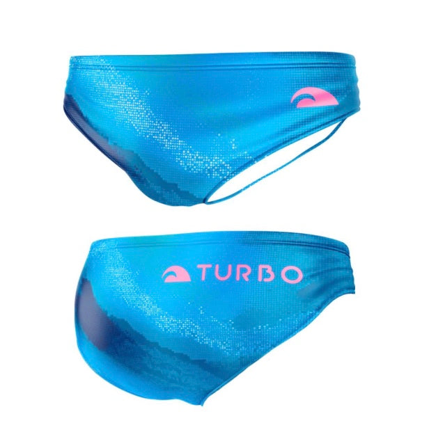 Turbo - WATER POLO Trunks - Deep Blue Glitch image 0