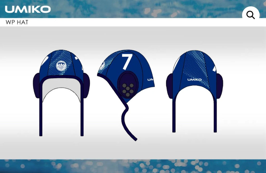 Chelmsford Water polo – Set of 26 Waterpolo caps image 0