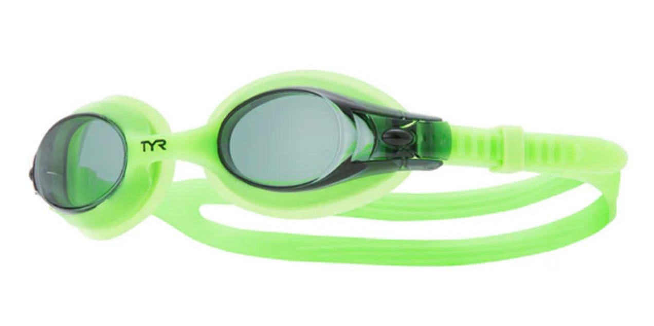TYR Swimple Goggle - Smoke / Green image 0