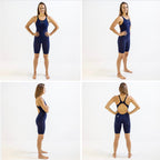 Finis - Fuse Race Open Back Kneeskin- Versatile Technical Racing Suit - Navy image 2