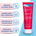 Triswim Chlorine Removal Shampoo - Lychee & Mango - 250ml