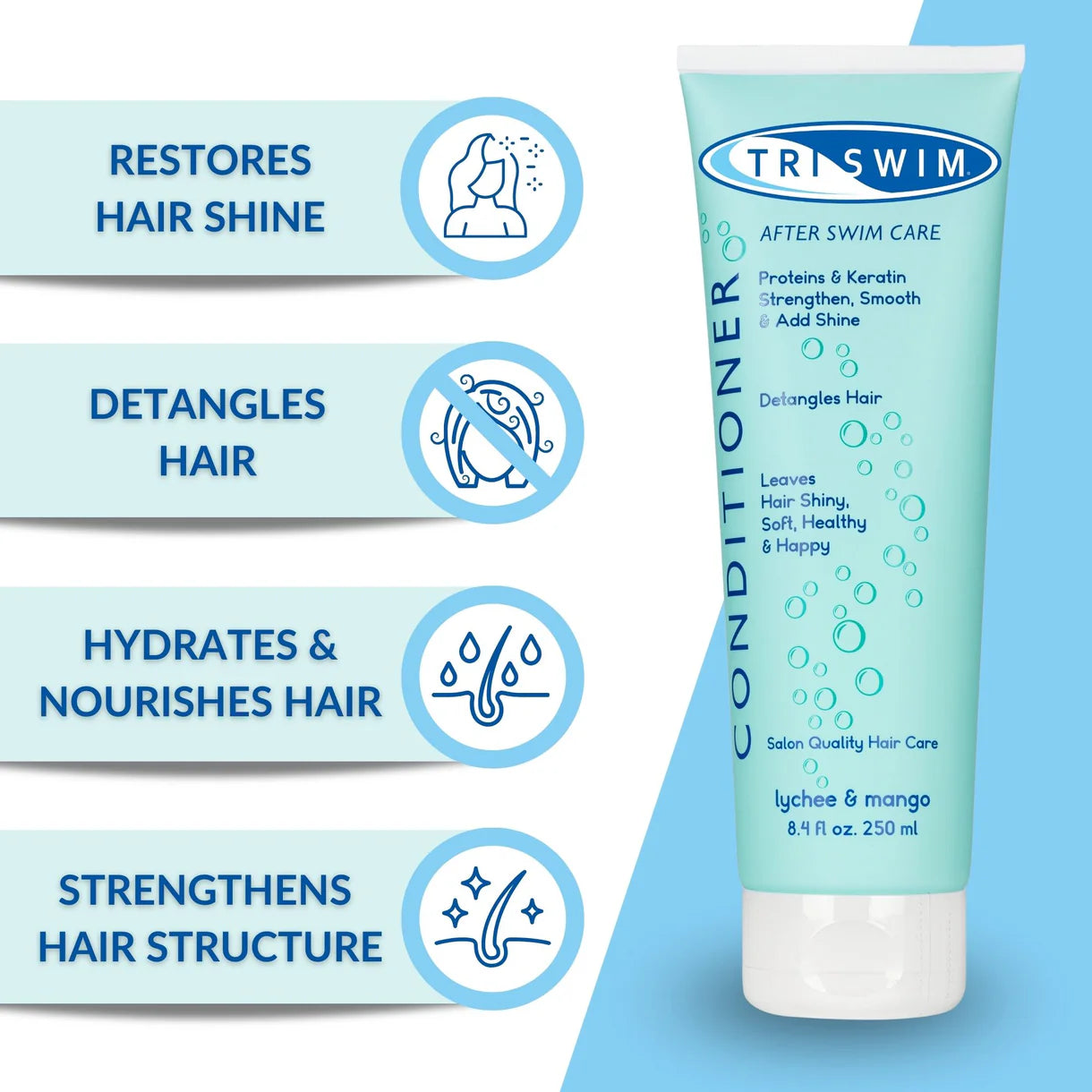 Triswim Conditioner - Lychee & Mango - 250ml