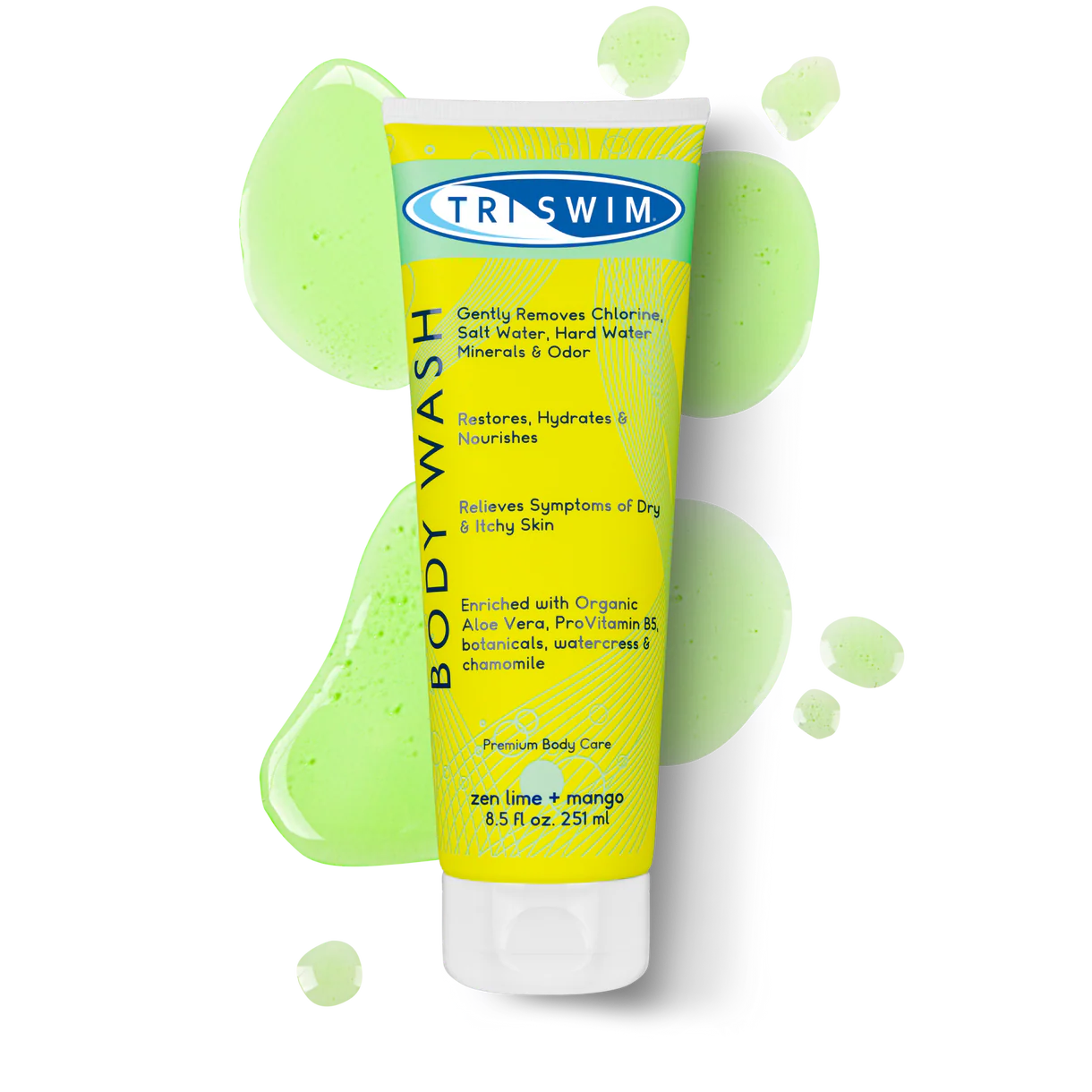 Triswim Chlorine Removal Bodywash - Zen Lime & Mango - 250ml