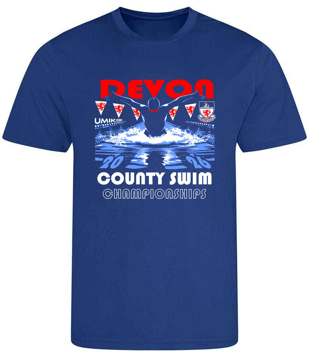 Devon Counties 2026 - Performance t'shirt