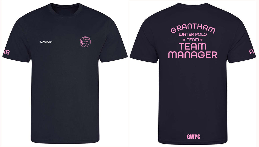 Grantham Water Polo Club - Coach/Team Managers Performance t'shirt