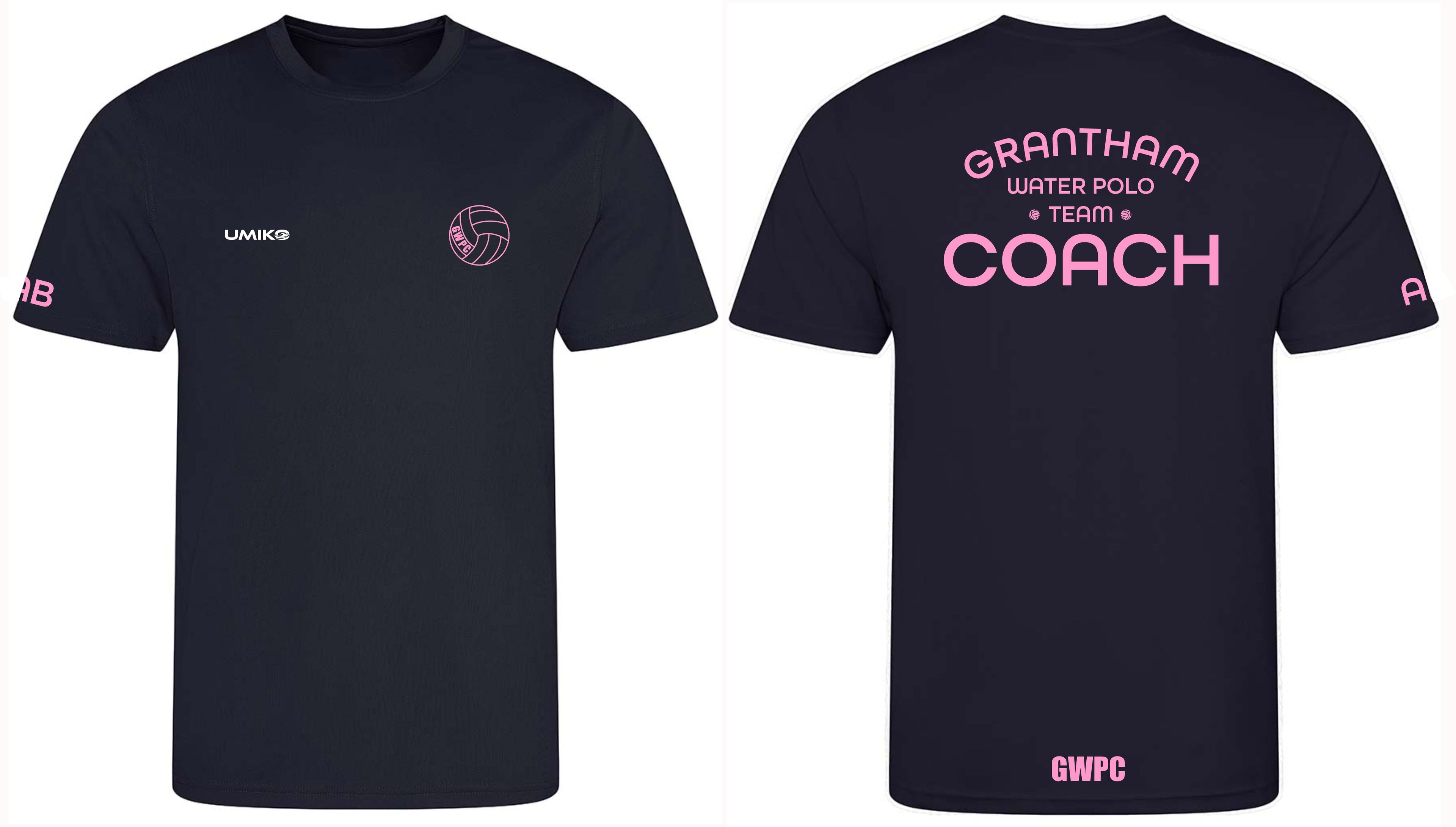 Grantham Water Polo Club - Coach/Team Managers Performance t'shirt