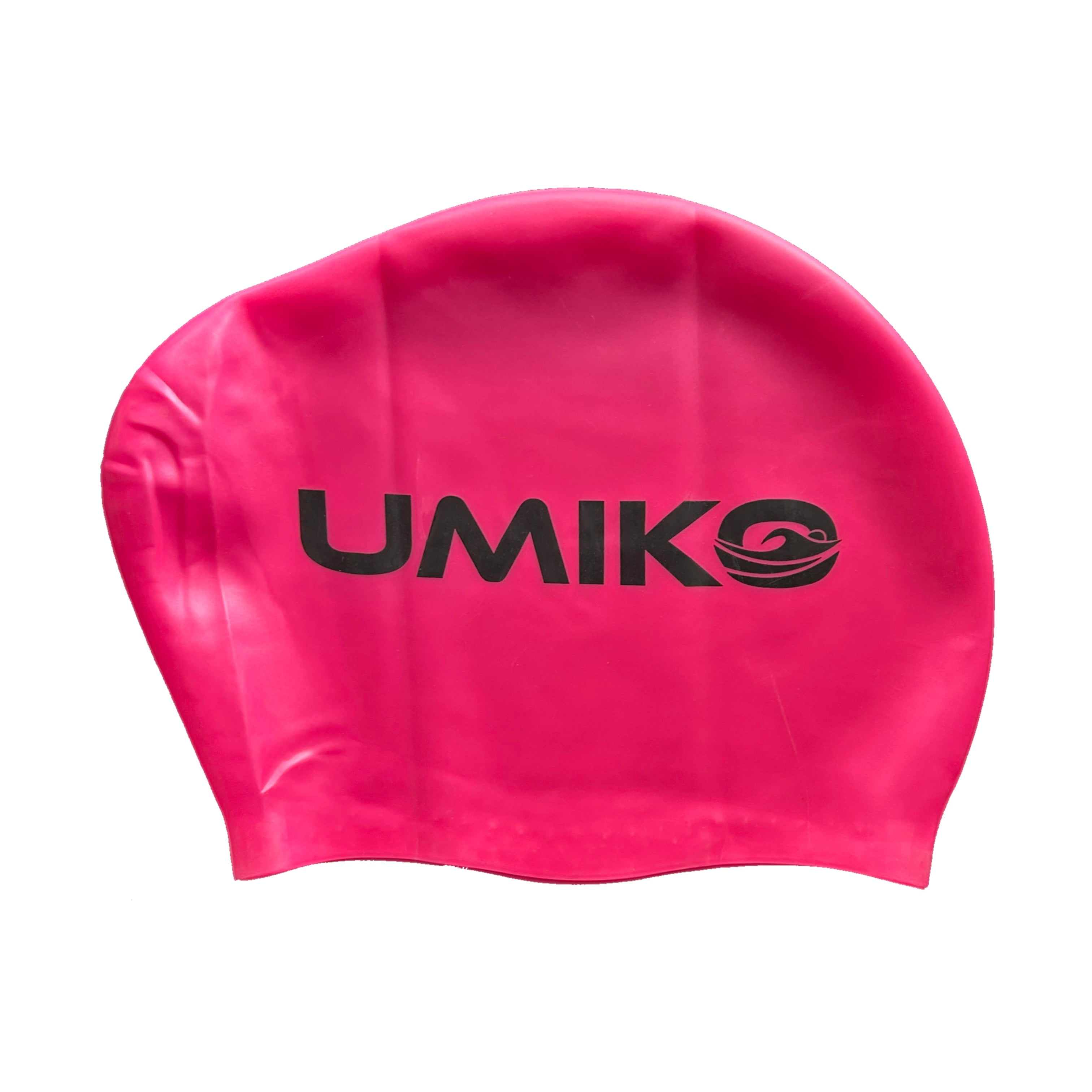 Umiko - Long Hair Silicone Swim Cap - Pink
