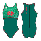Wales Junior Women - Water Polo Hybrid Costume - Turbo