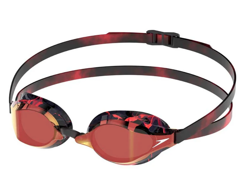 Speedo - Fastskin Speedsocket 2.0- Mirrored Limited Edition Goggles - Splatter/Smoke/Crimson Gold Mirror