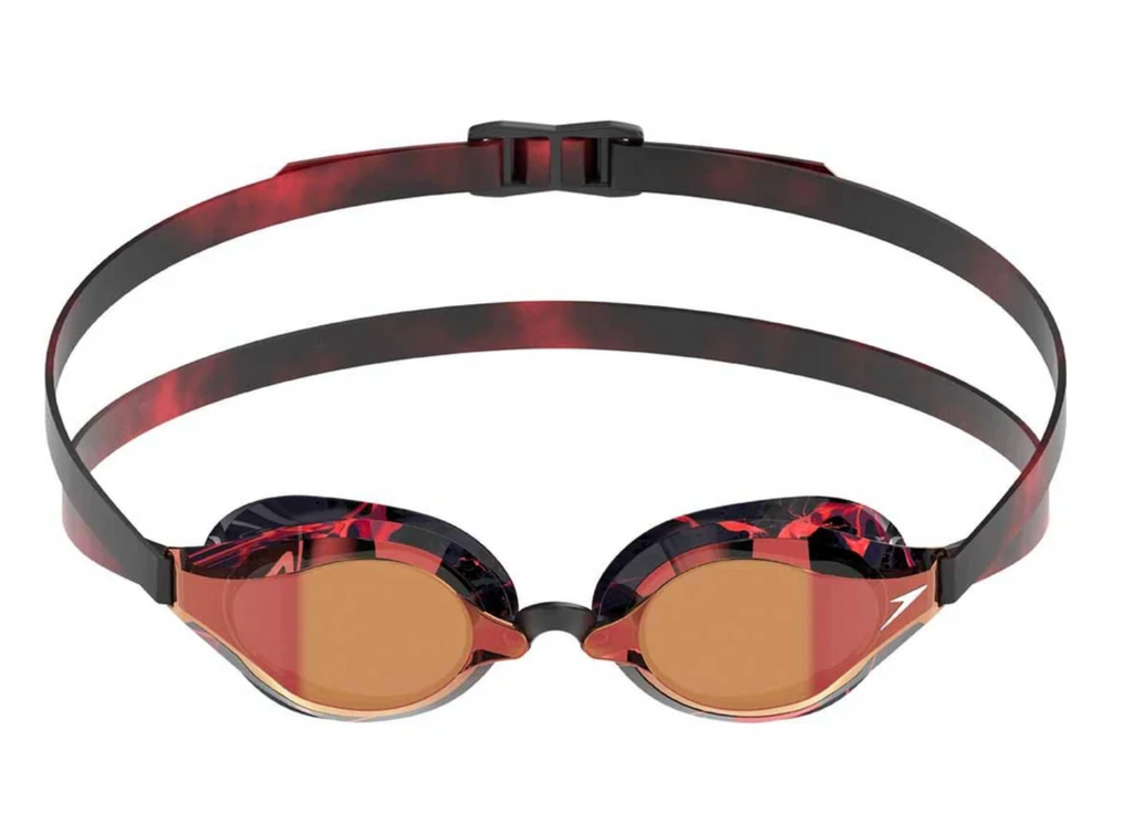 Speedo - Fastskin Speedsocket 2.0- Mirrored Limited Edition Goggles - Splatter/Smoke/Crimson Gold Mirror