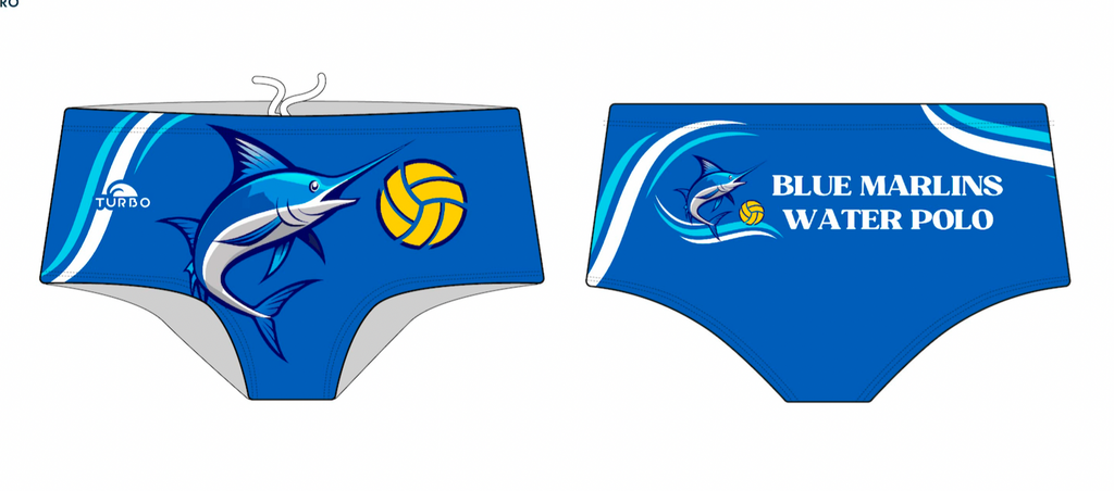 Blue Marlins- Super Tank Swimming Trunk - Turbo
