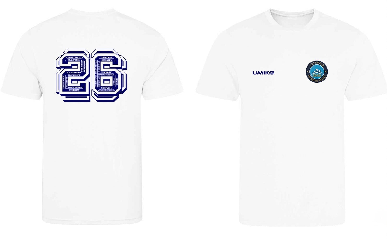 Cotswold Swim League - Performance t'shirt