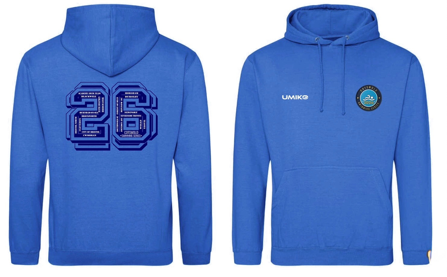 Cotswold Swim League – Cotton Hoodie