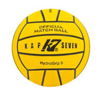 KAP 7 World Aquatics-  Size 5 Water Polo Ball Yellow