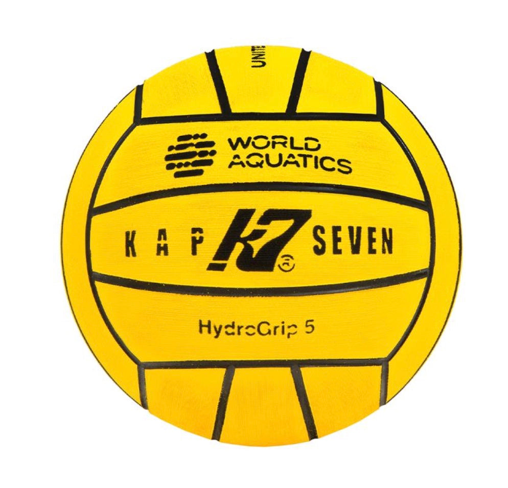 KAP 7 World Aquatics-  Size 5 Water Polo Ball Yellow