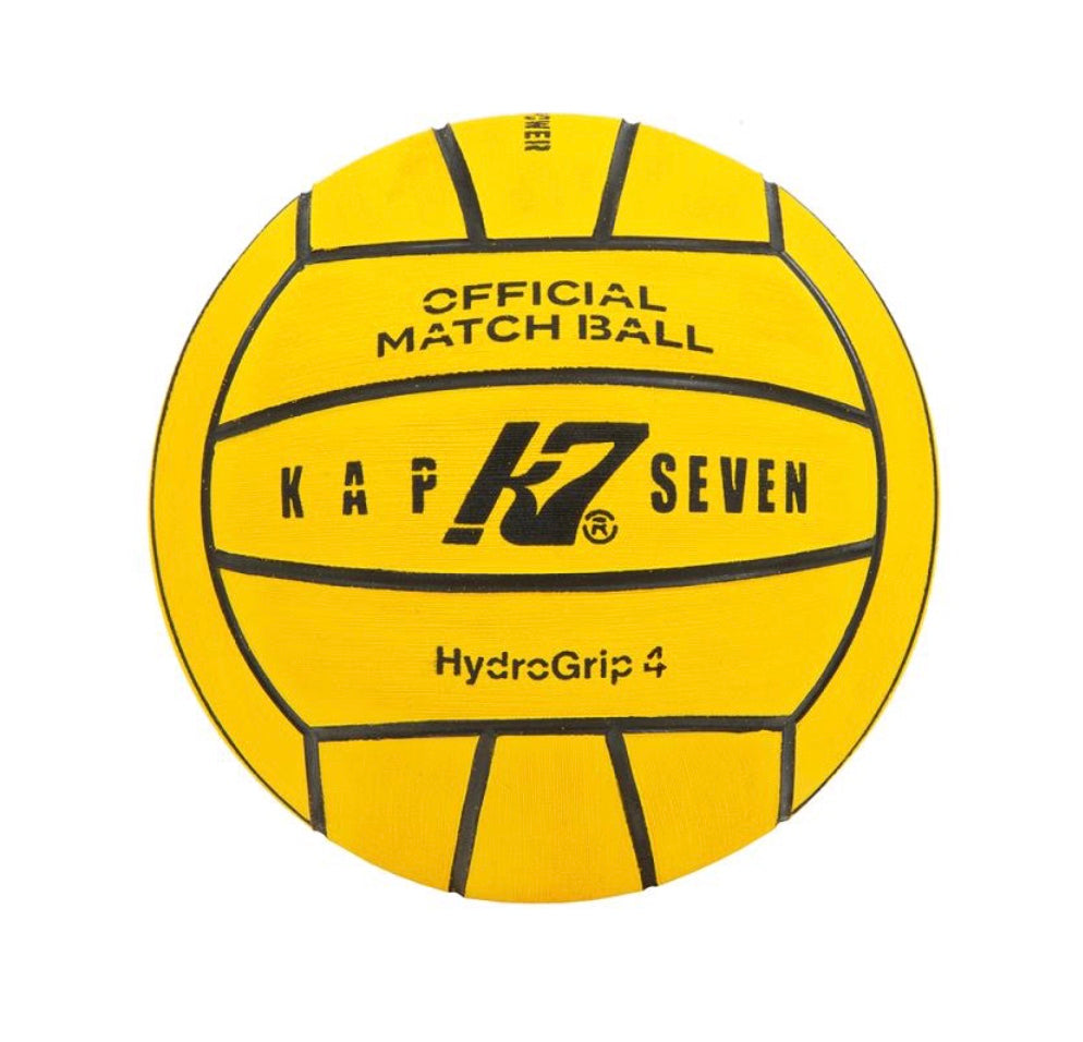 KAP 7 World Aquatics-  Size 4 Water Polo Ball Yellow