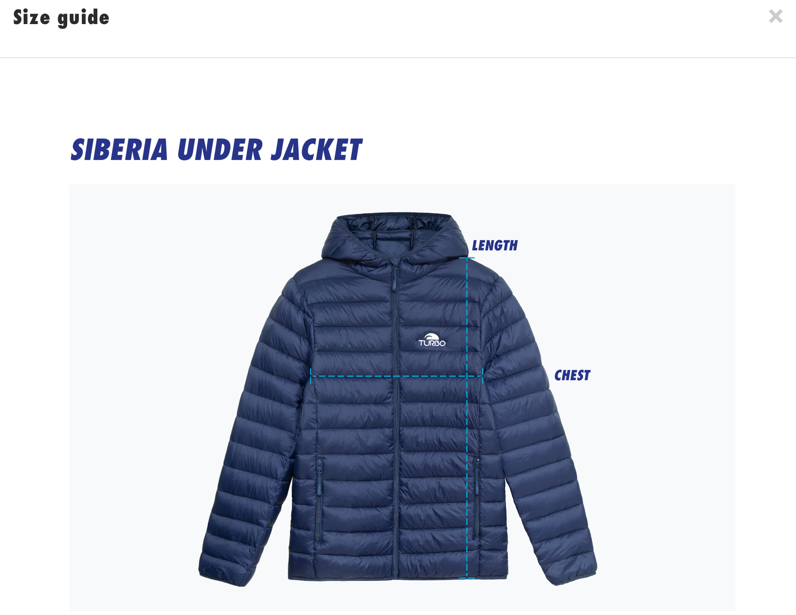 Turbo - Short down puffer Jacket - Siberia- Navy