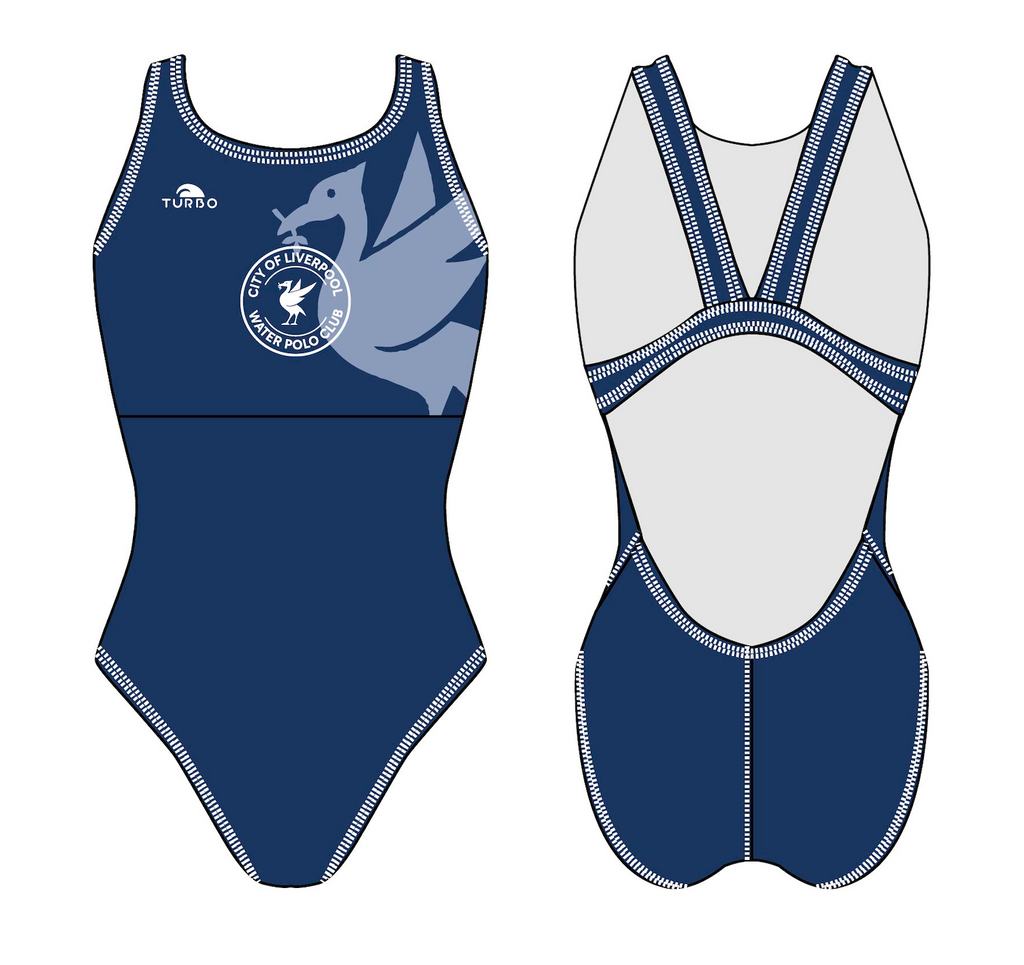 City of Liverpool Water Polo-  Hybrid Swim Costume - Turbo