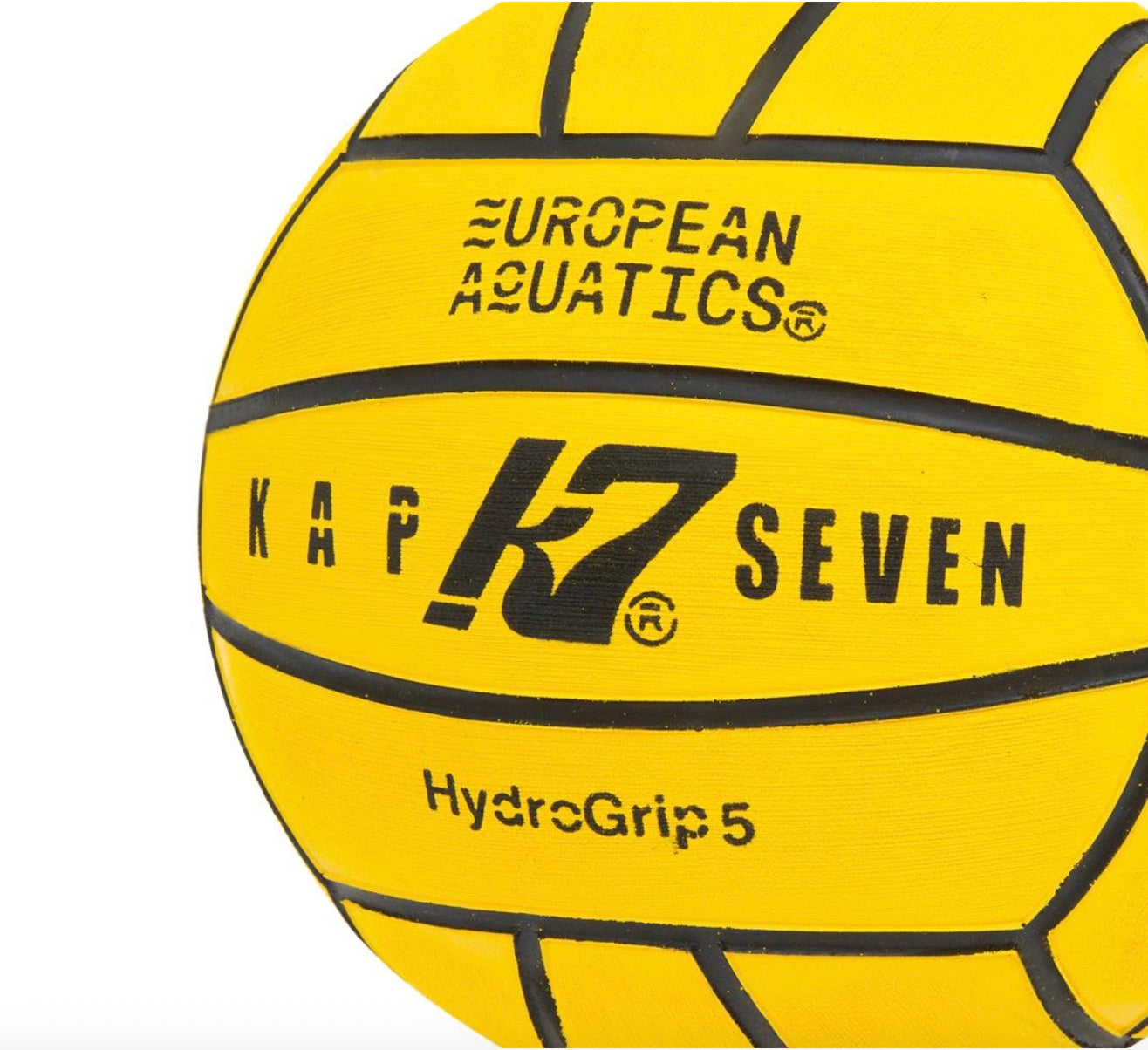 KAP 7 European Aquatics -  Size 5 Water Polo Ball Yellow